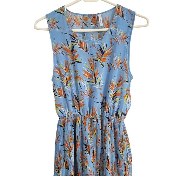 Pepe Jeans London Women's XS Maxi dress BELINDA PL952107 0AA MULTI Blue - Picture 4 of 13